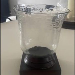 Pottery Barn hurricane candle holder